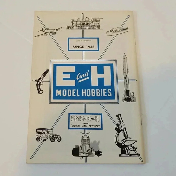 1966 E and H Model Hobbies Catalog Railroads Road Racing Boats Planes Tools Part - Picture 3 of 3